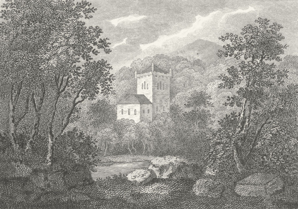 SCOTLAND. Woodhouselee c1800 old antique vintage print picture